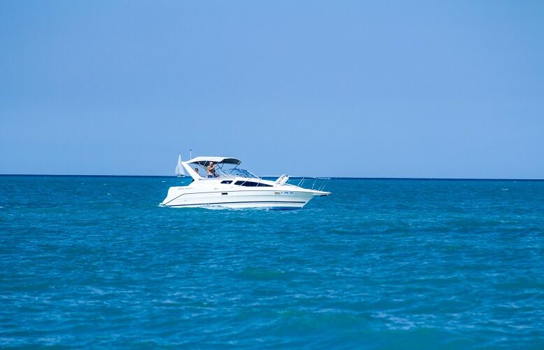 Yacht Out At Sea